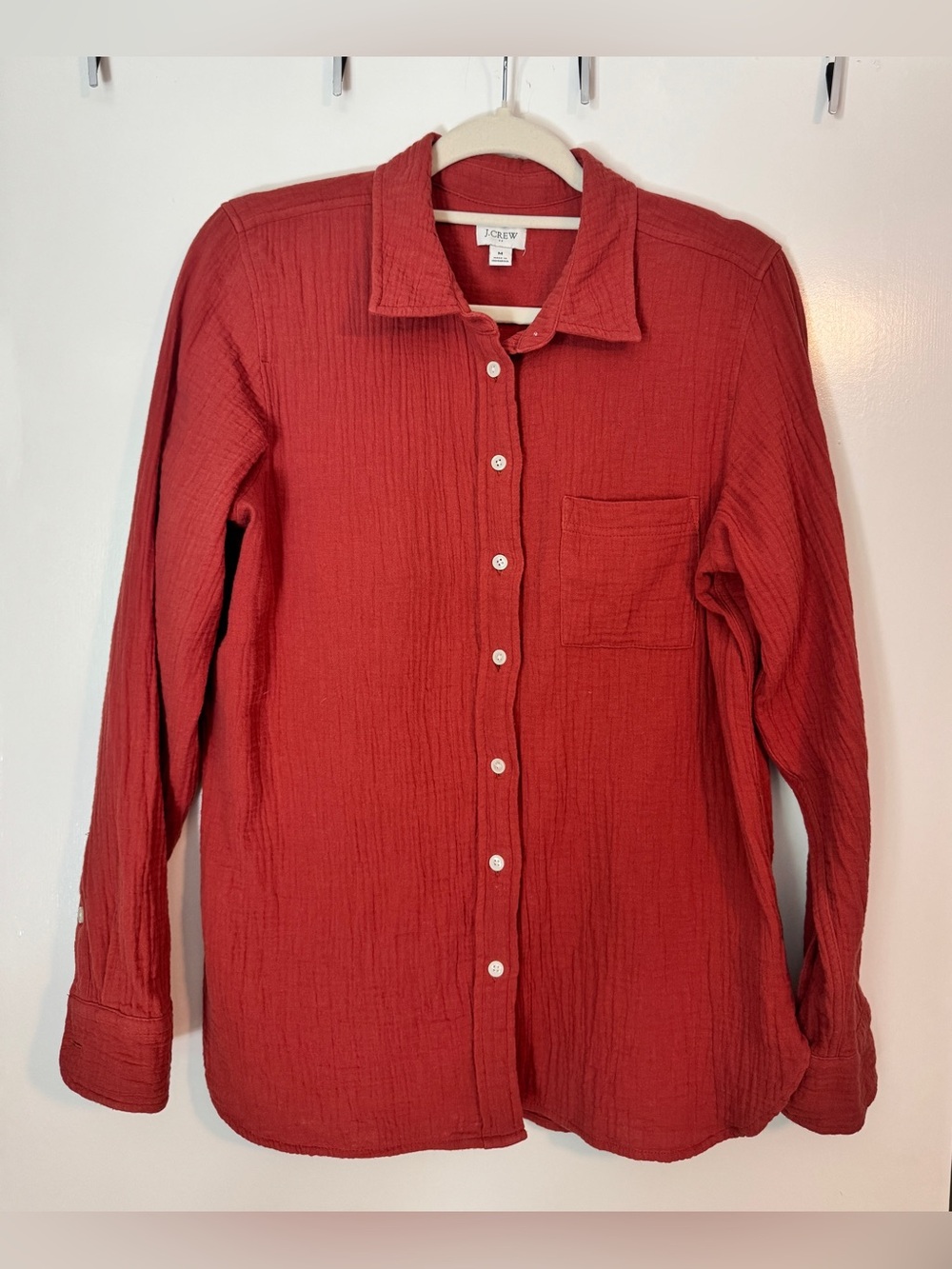 J.Crew Gauze Button Down Shirt - Size Medium